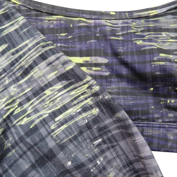 Marika Black & Green Activewear Set Sports Bra & Leggings Small - Picture 5 of 10